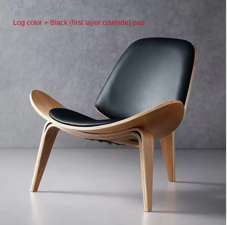 Firenze Shell Chair – Italian-Inspired Luxury Leather Lounge Chair