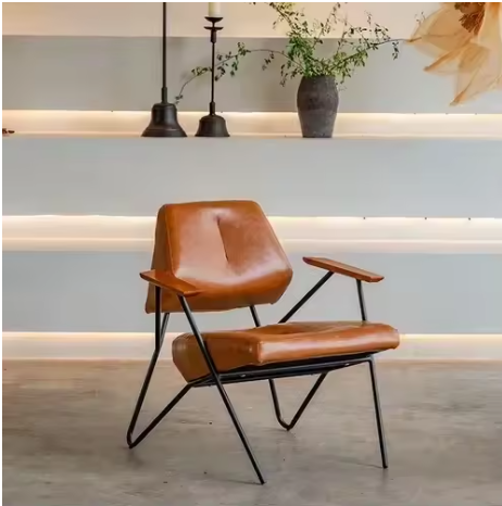 Casa Classico Milano Lounge Chair – Luxe Leather Armchair for Modern Living Spaces