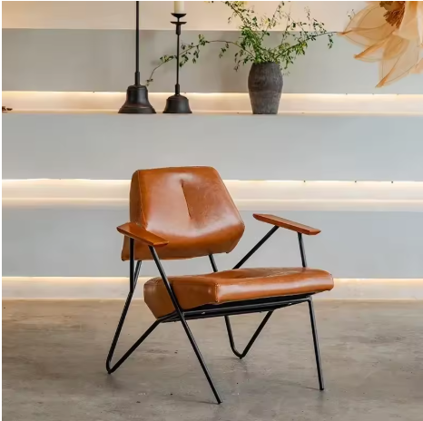 Casa Classico Milano Lounge Chair – Luxe Leather Armchair for Modern Living Spaces