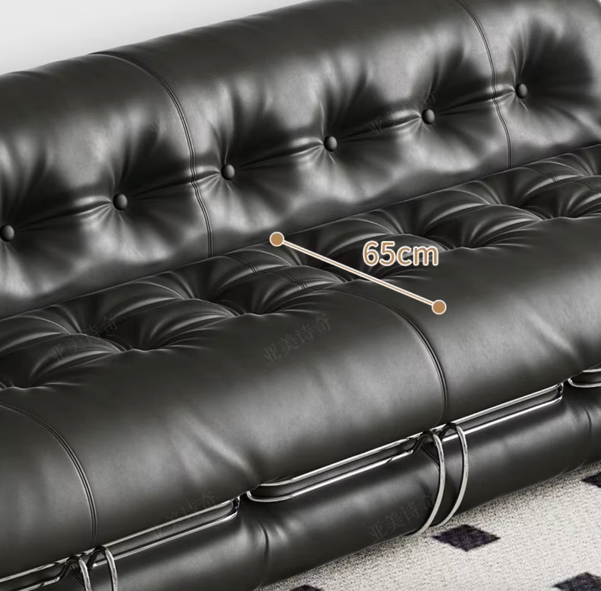 Milano Leather Sofa – Iconic Italian-Inspired Design