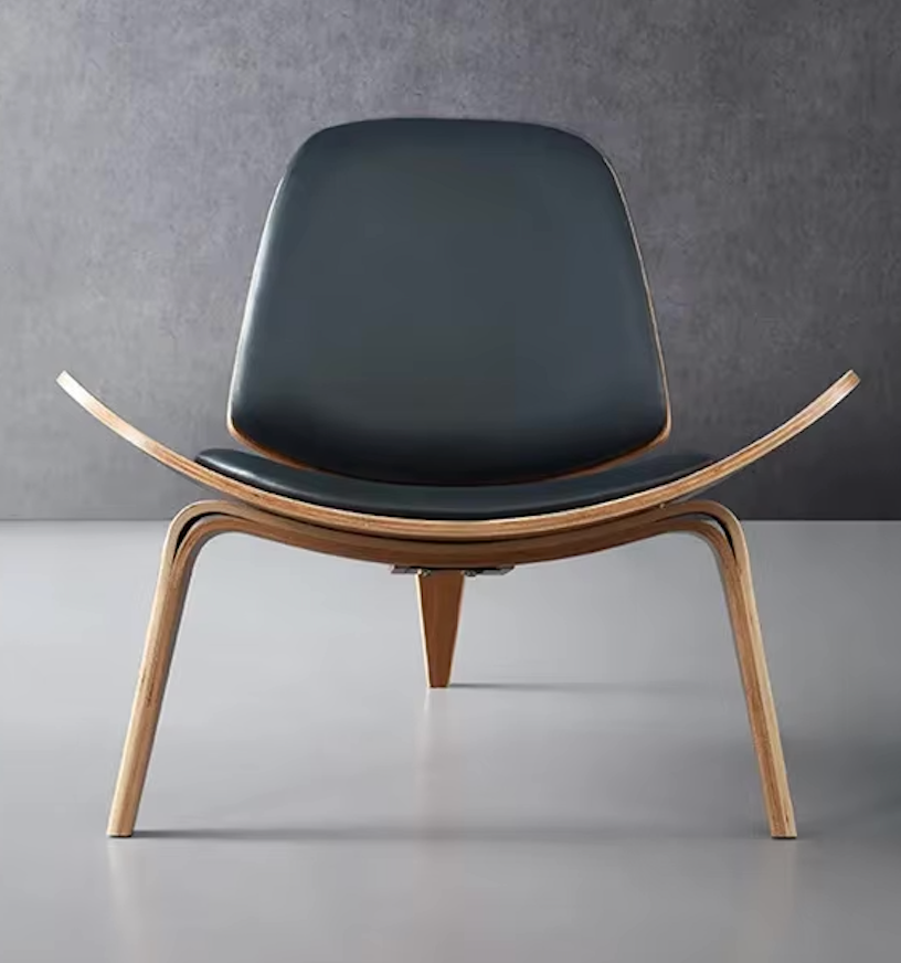 Firenze Shell Chair – Italian-Inspired Luxury Leather Lounge Chair