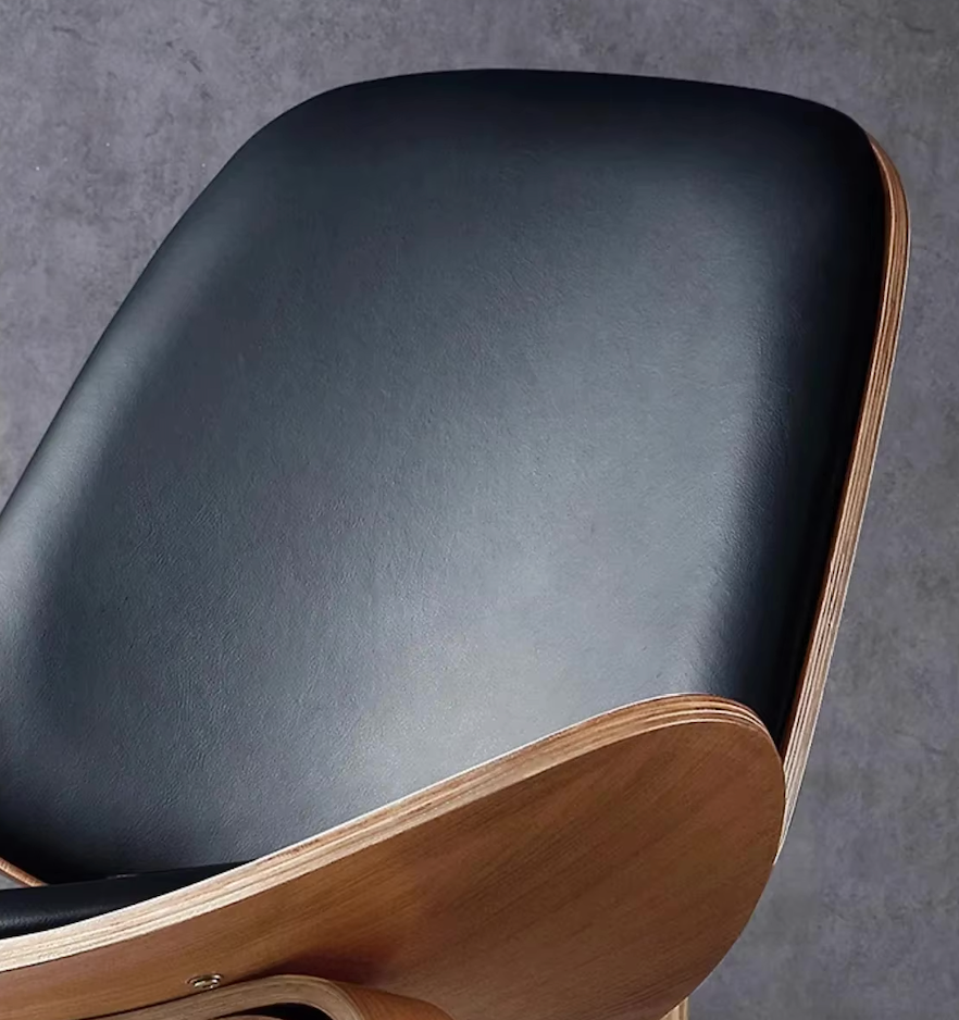 Firenze Shell Chair – Italian-Inspired Luxury Leather Lounge Chair