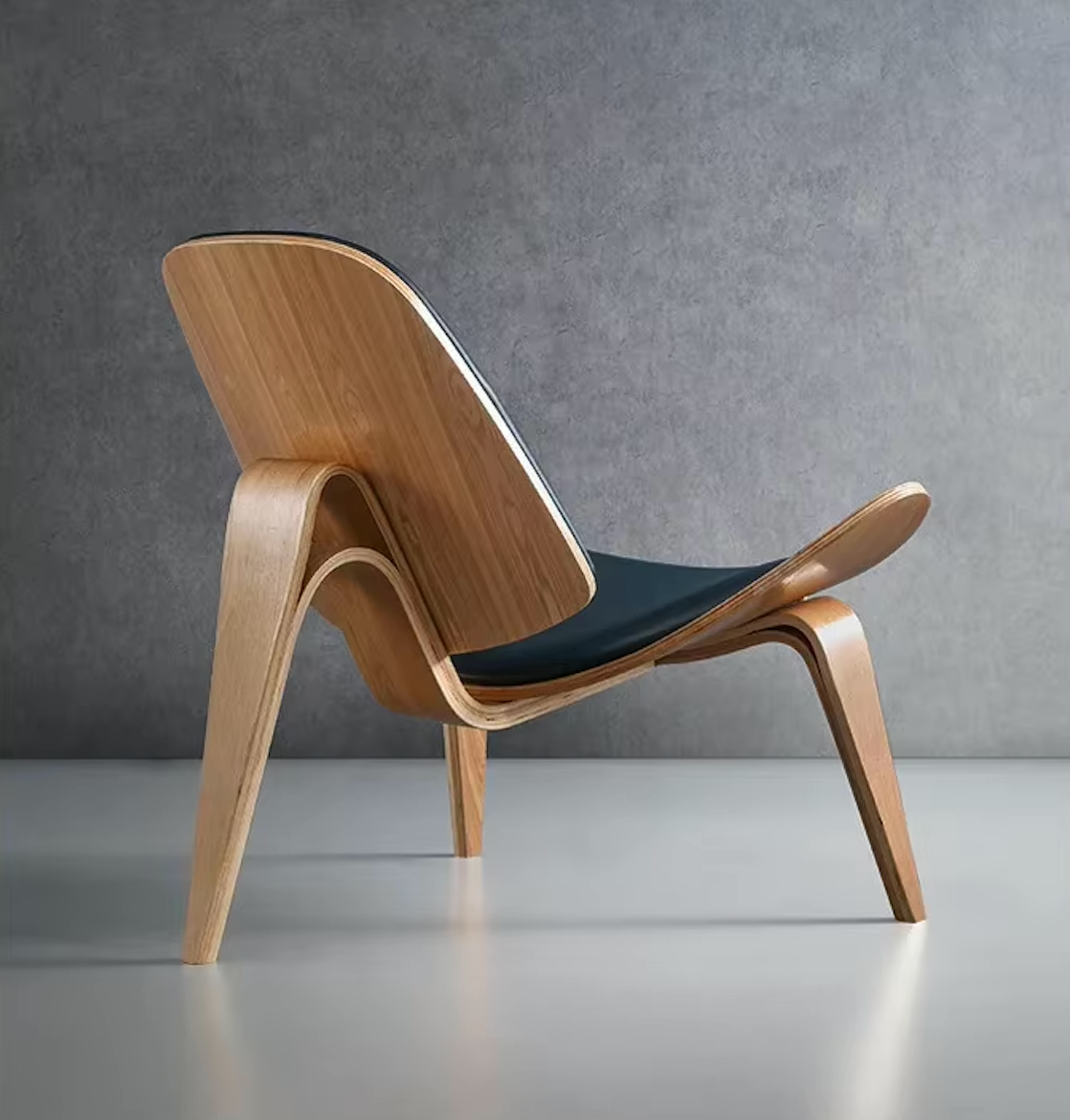 Firenze Shell Chair – Italian-Inspired Luxury Leather Lounge Chair