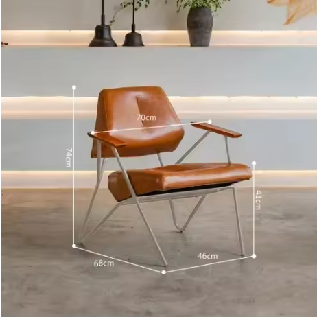 Casa Classico Milano Lounge Chair – Luxe Leather Armchair for Modern Living Spaces